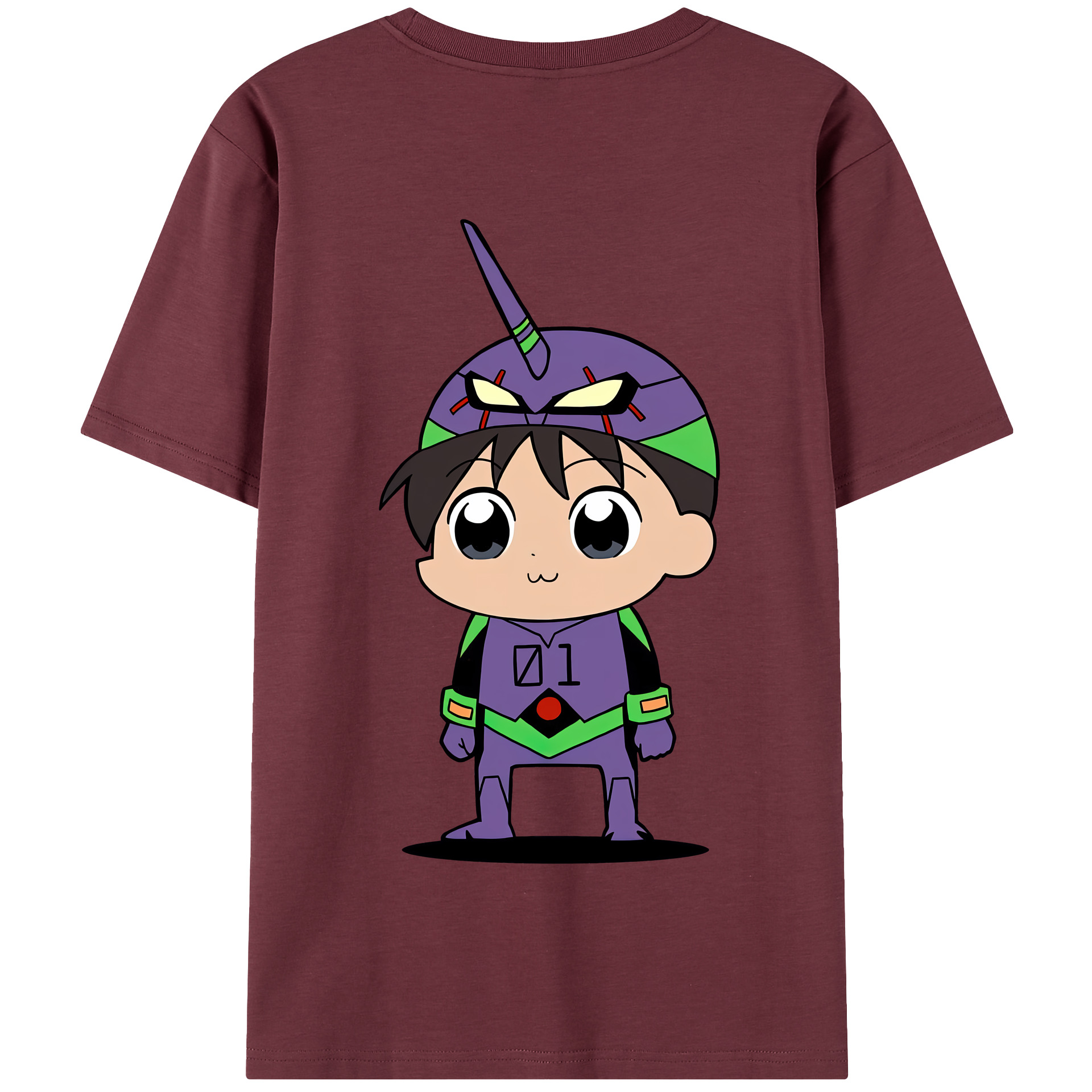 （画像用） EVA 新世紀エヴァンゲリオン 綿100％半袖Tシャツ（背面プリント）